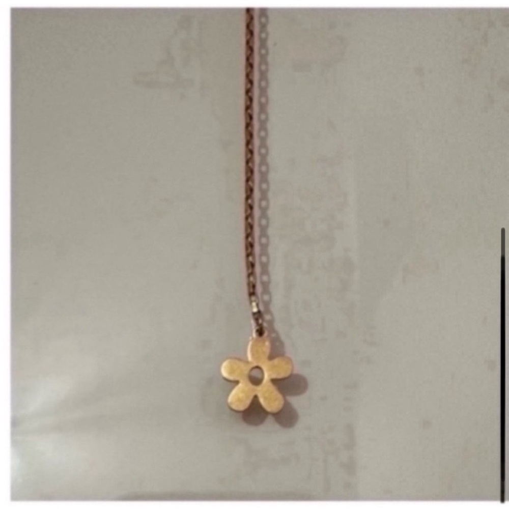 🔥2 FOR $30🔥MADEWELL DAISY LARIAT NECKLACE IN VINTAGE GOLD - Picture 8 of 15